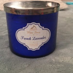 Burned once b&b works lavender vanilla candle